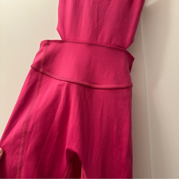 Free People Movement Back it Up Jumpsuit Pink Size Medium - Picture 5 of 9